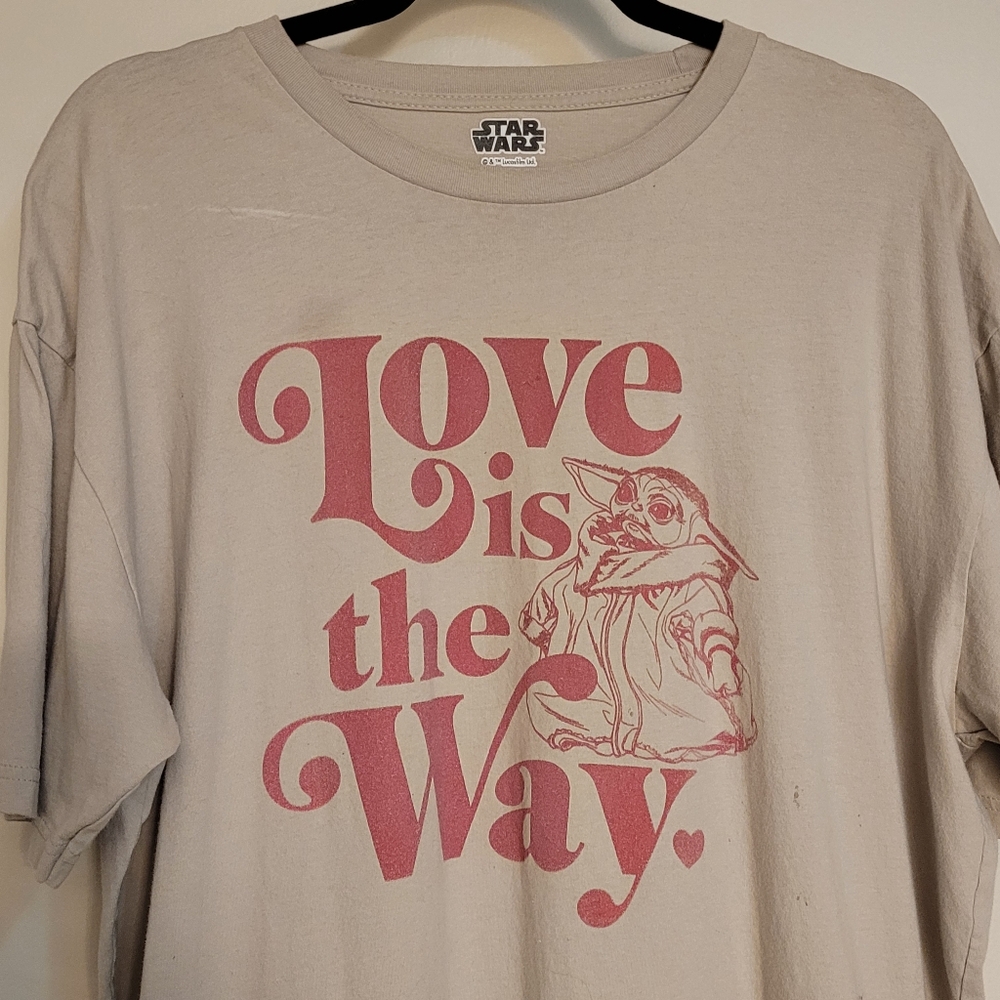 Love Is The Way Grogu The Child Tee MANDALORIAN STAR WARS X DISNEY XXL